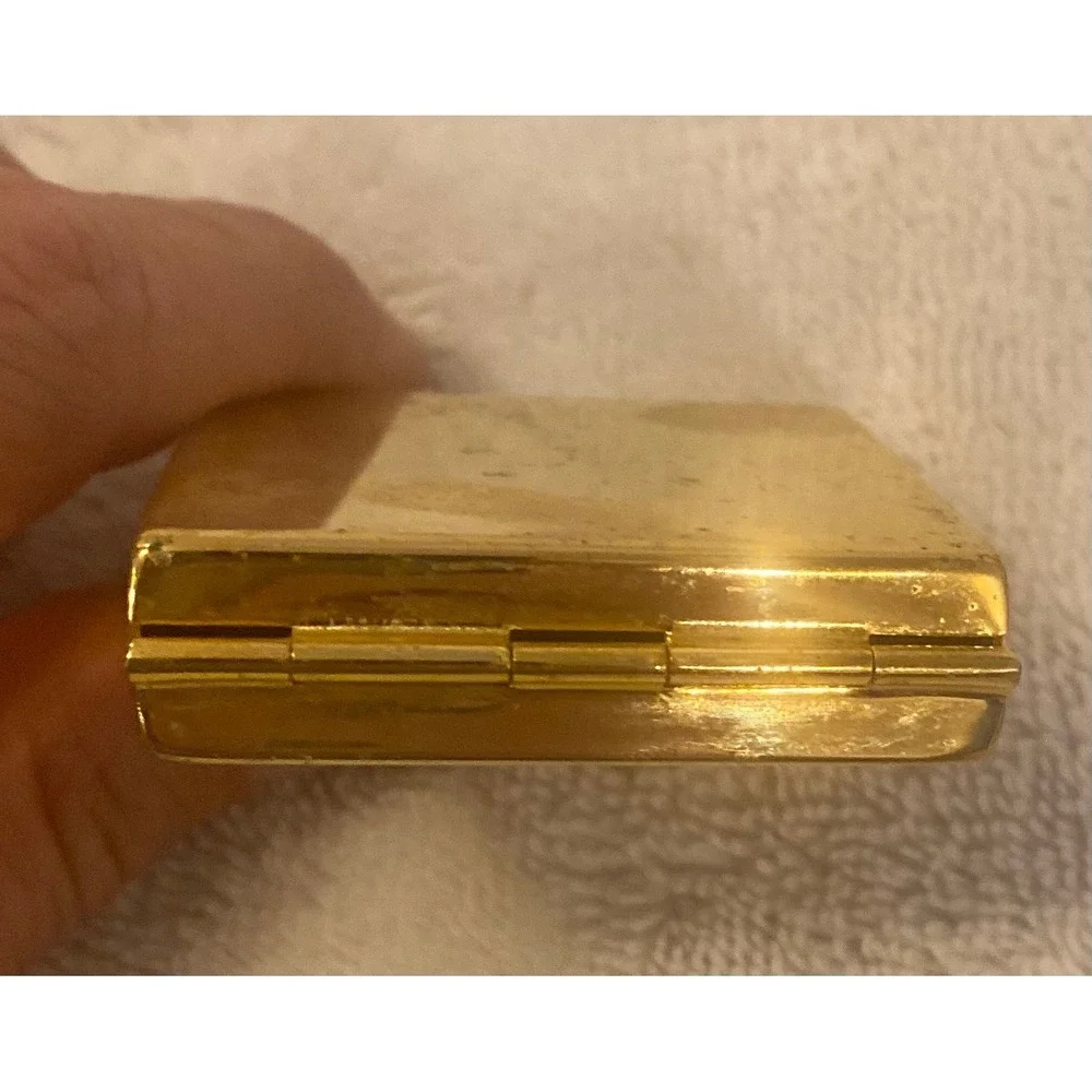 Estee Lauder Lucidity Translucent Pressed Powder Gold Square Compact